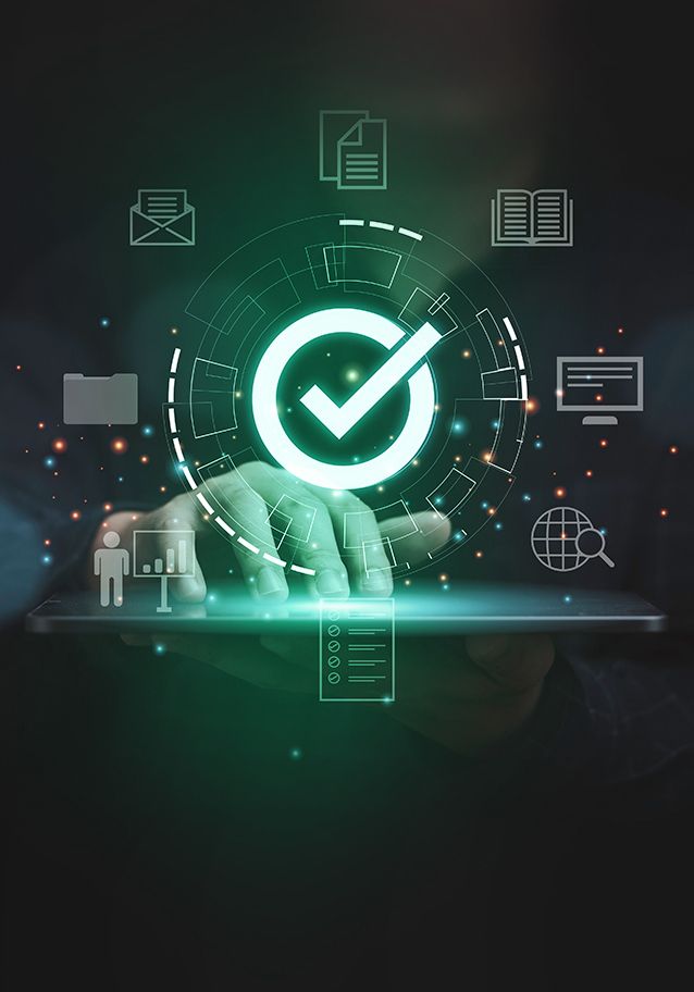 Symbolbild mit Icons zur Verdeutlichung der Leistungen.